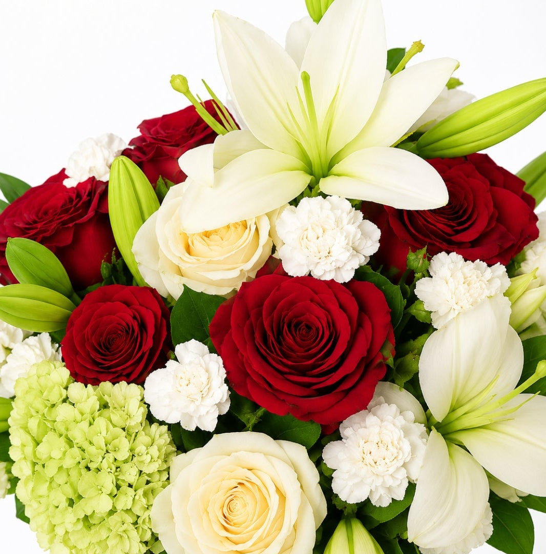 Crimson Elegance Floral Box