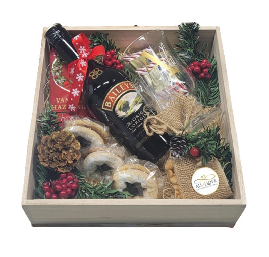 Bailey's Cozy Indulgence Gift Box (with Personalized Glass)