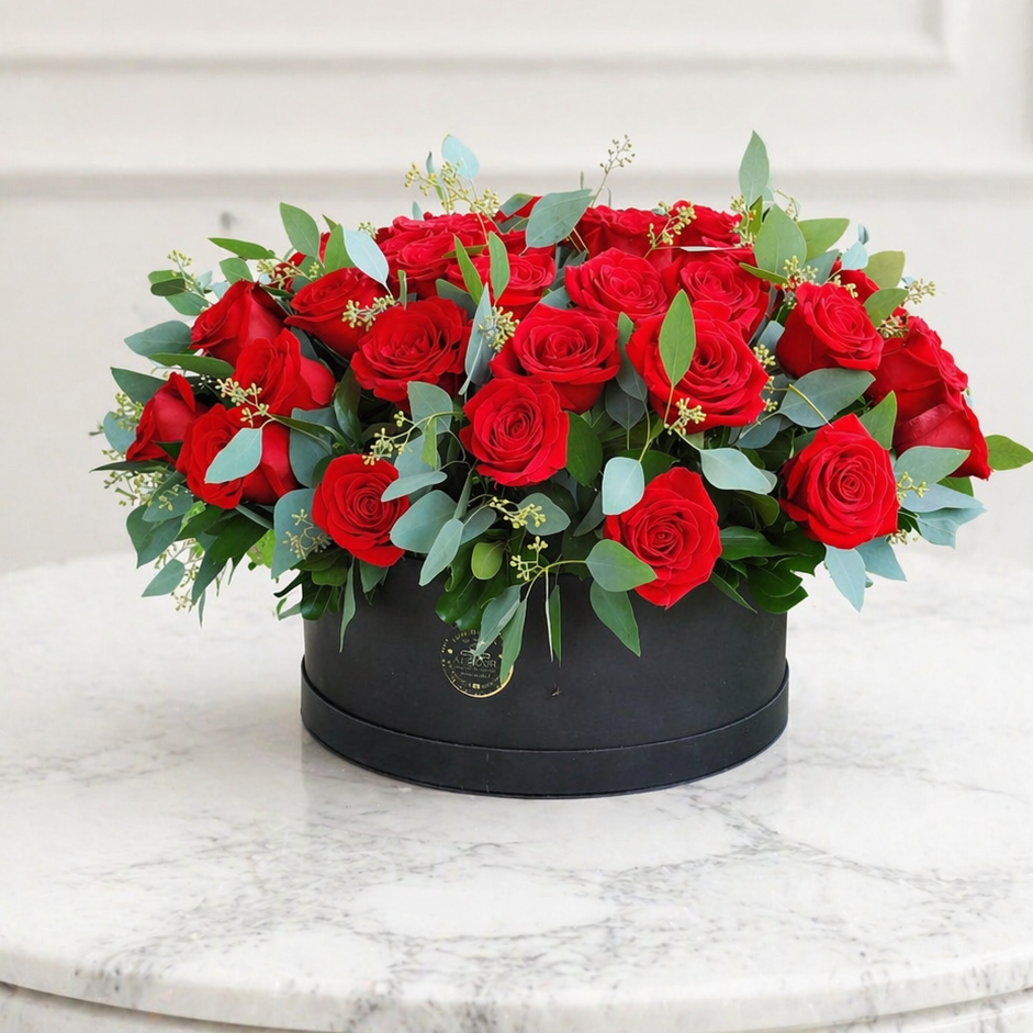 Eternal Love Rose Hatbox
