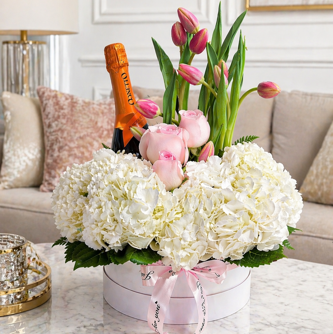 Champagne Garden Bloom Box