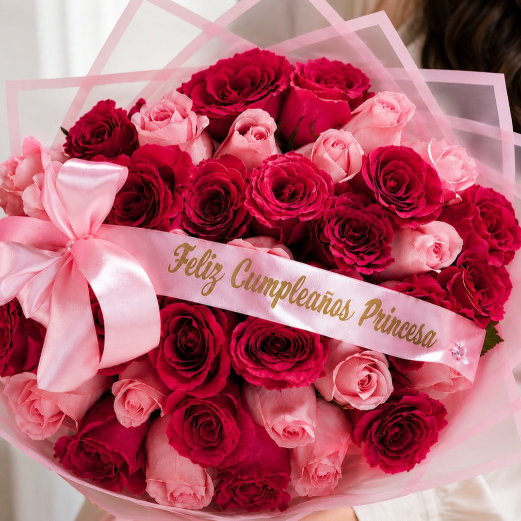 Princess Blush Rose Bouquet