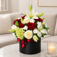 Crimson Elegance Floral Box