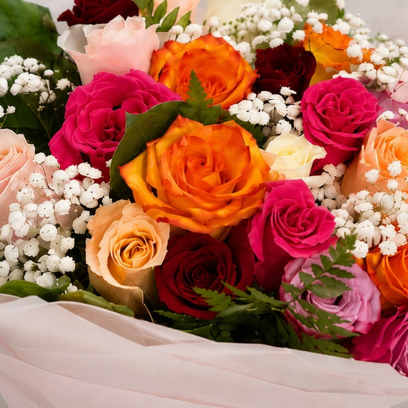 Sunset Blush Garden Bouquet