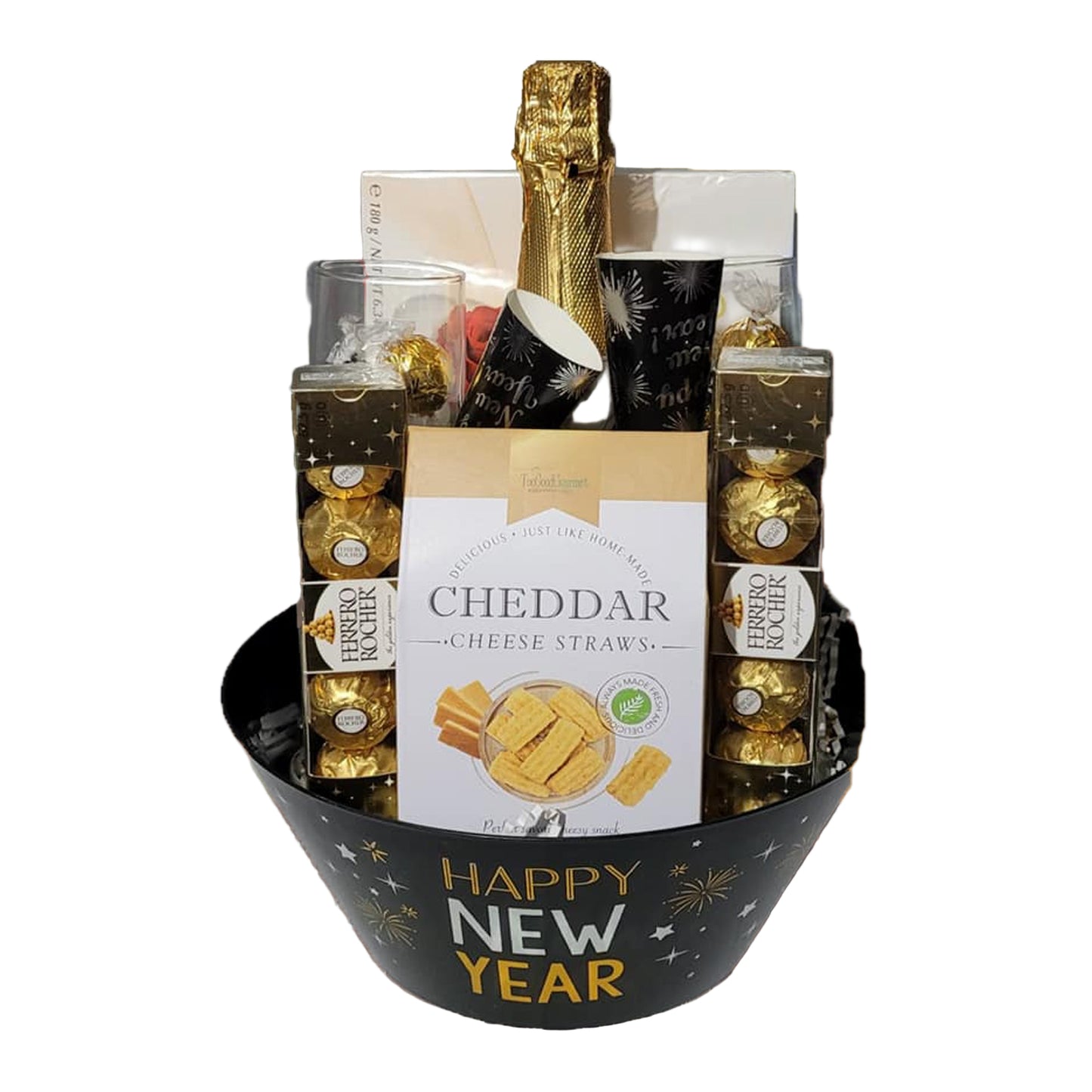 Cheers To The New Year Basket