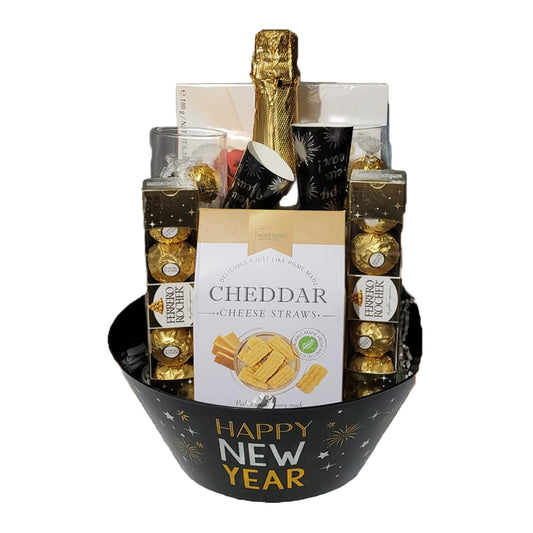 Cheers To The New Year Basket