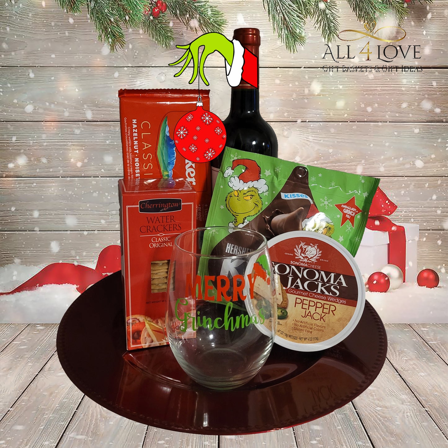 Grinch's Sip & Snack